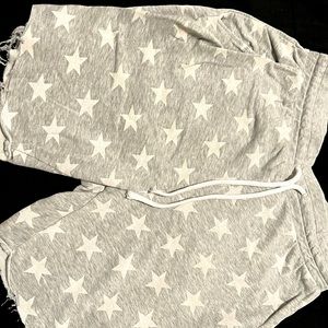 Grey shorts with stars
